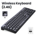 UGREEN Keyboard Mouse Wireless 2.4G English Russian Keycap For MacBook Tablet Office PC Accessories Mice 104 Keycaps Keyboard Keyboard EN CHINA