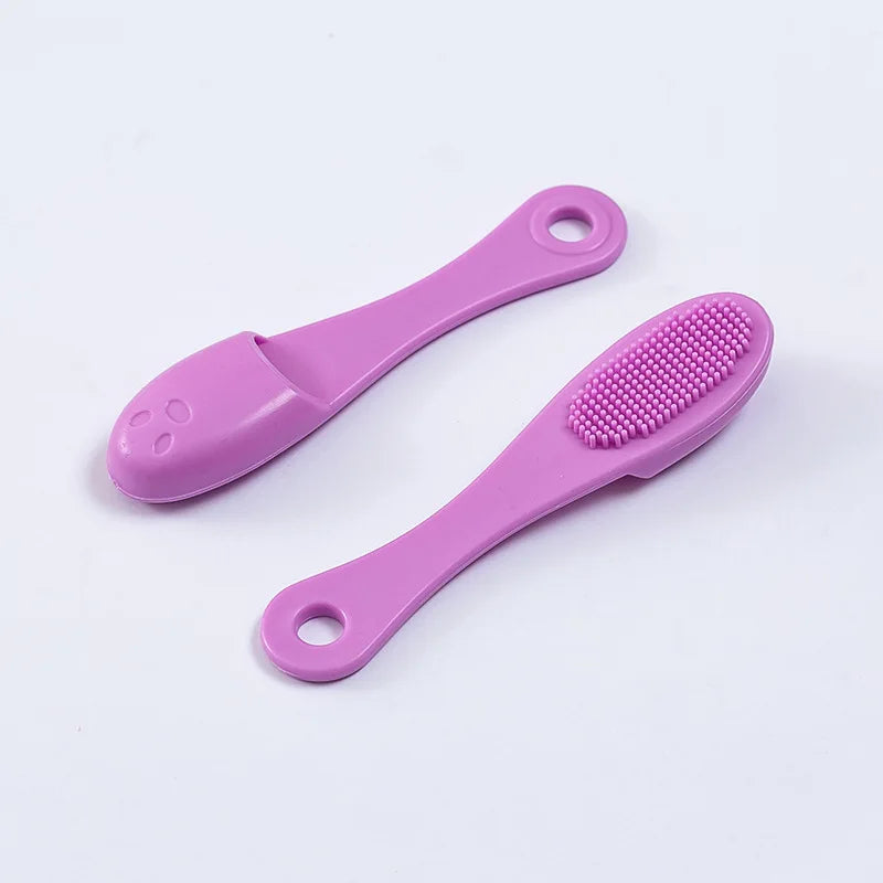 2pcs Silicone Finger Exfoliating Blackhead Brush Pore Cleansing Scrubber,for Nose Facial Deep Cleaning- Soft,Gentle and Elastic.