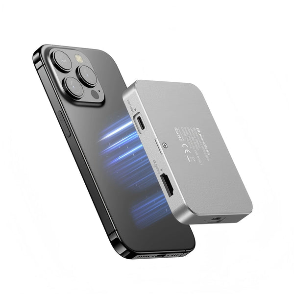 Blueendless 10Gbps Magnetic 2230 2242 2260 2280 M.2 NVME SSD Enclosure Type C USB C DockingStation Hub ជាមួយ 4K 60Hz HDTV PD 100W