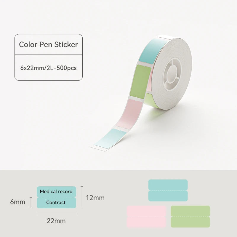 Niimbot Thermal Printer Labels 1 Roll of Self-adhesive Label Paper for D110 D11 D101 H1 H1S Bluetooth Label Maker