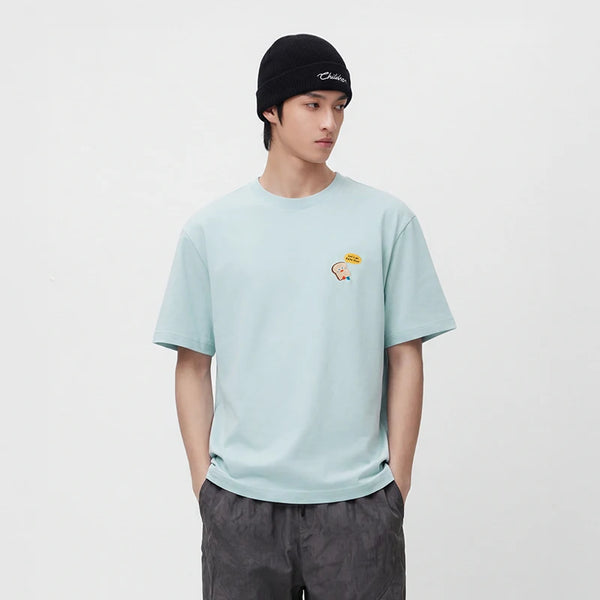 អាវយឺតបុរស Semir កមូលដៃខ្លីប៉ាក់ប៉ាក់ឆ្នាំ ២០២៦ ម៉ូដថ្មីធម្មតាទន់ស្រួលពាក់ប្រចាំថ្ងៃ