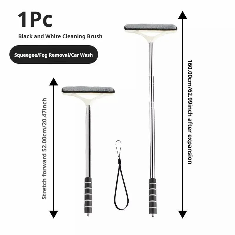 SEAMETAL Car Windshield Water Scraper Telescopic Automobile Window Glass Wiper Cleaning Brush for Car Cleaning Accessories