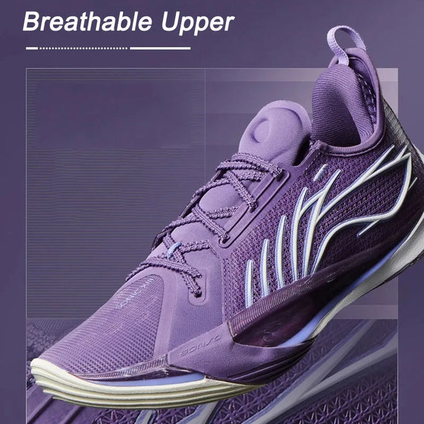ស្បែកជើងបាល់បោះអាជីព Li-Ning បុរស SONIC XIII BOOM Cushion TUFF RB ស្បែកជើងកីឡាប្រកួតប្រជែង LiNing ដែលអាចពាក់បាន ABAV025