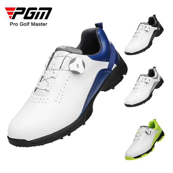 PGM Golf Shoes for Men Waterproof Non Slip and Nail Free Shoes Breathable in Summer XZ143