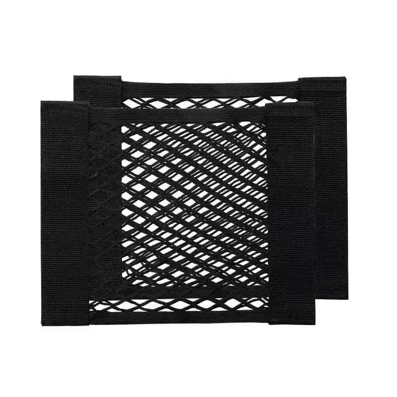 Velcro Car Trunk Storage Net Bag - Universal Fixing Artifact for Vehicle Trunk Supplies Organizer Bag