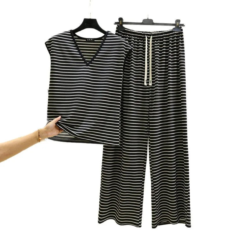 ឈុតគេង Pijama Feminina ម៉ូដសម្រាប់នារី អាវដៃវែង ខោ ឈុតសម្រាប់រដូវក្តៅ ឈុតគេងសម្រាប់ស្លៀកនៅផ្ទះ ស្លៀកពេលយប់ ស្រី