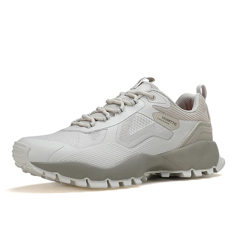 HUMTTO Trail Running Sports Shoes Designer Tenis Man Casual Sneaker for Men Breathable Lightweight Outdoor Black Men's Sneakers