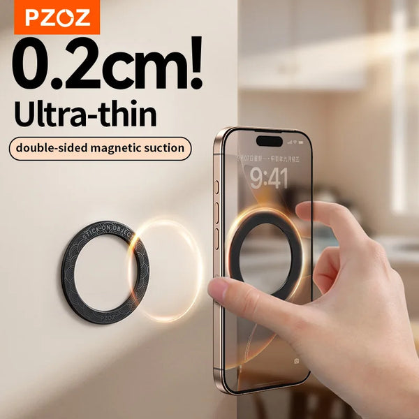 PZOZ Magsafe magnetic suction ring Mobile phone wall mounted magnetic strip wall sticker Kitchen Bathroom watching video Holder