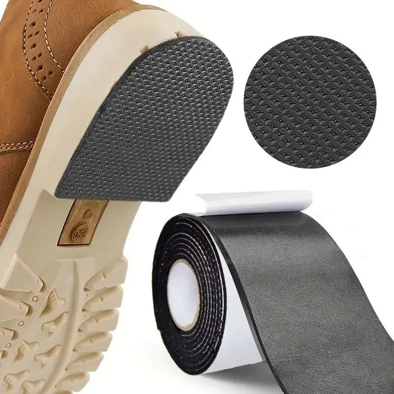 1roll 5/10cm Wide 100cm Long,EVA Self-Adhesive Shoe Sole Tape,Anti-Slip,Noise,Suitable for High Heels And Sneakers,Cuttable.