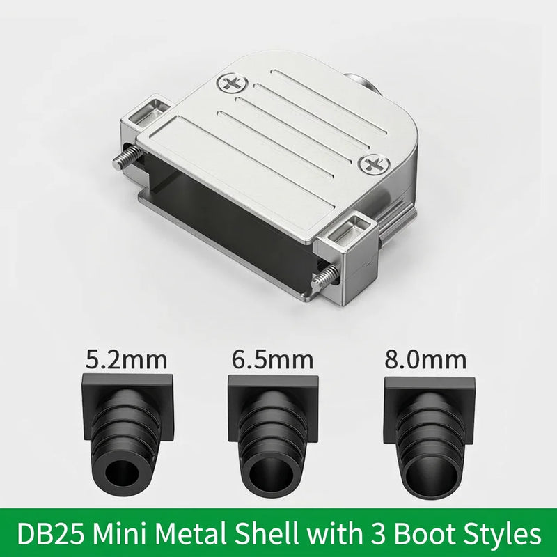 DIVEDEER Industrial Gold-Plated DB15 DB25 Connectors Male Female Parallel Ports with Metal Shells 25-Pin Plugs Industrial Use