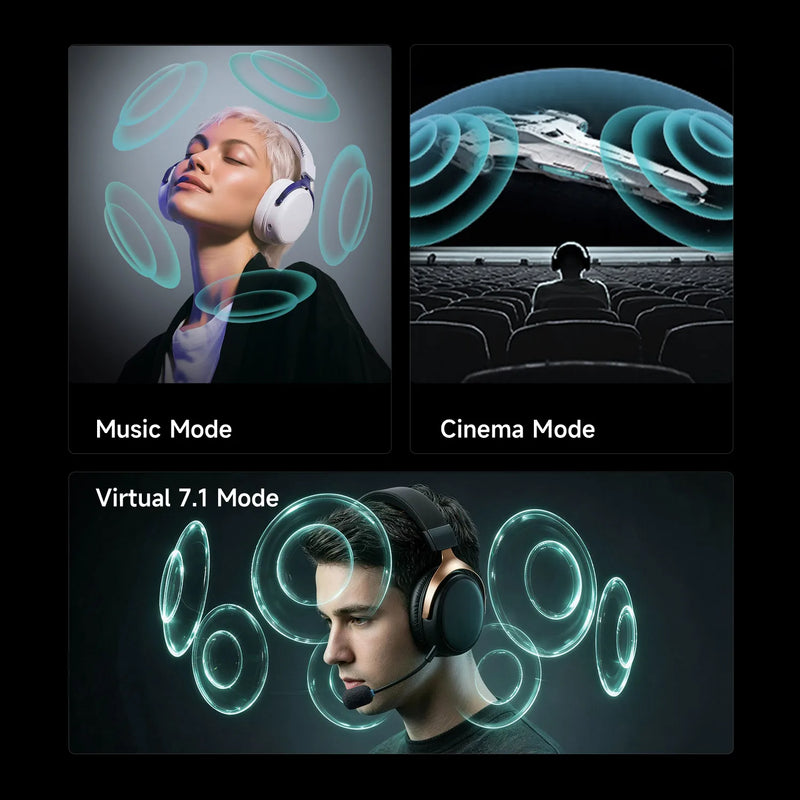 Akko Esports Gaming Headset Verge S9 Master Penta-Mode Connectivity
