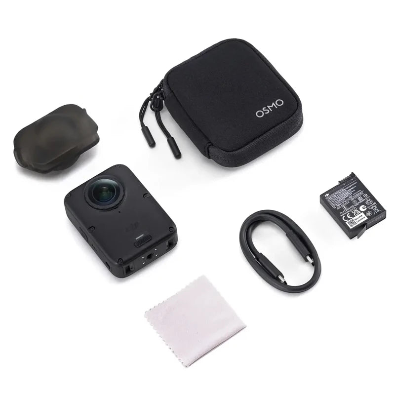 DJI Osmo 360 II New Arrivals 360° Camera 8K/60fps HDR 360° Video 105GB Built-in Storage Lenses With a Replaceable Design