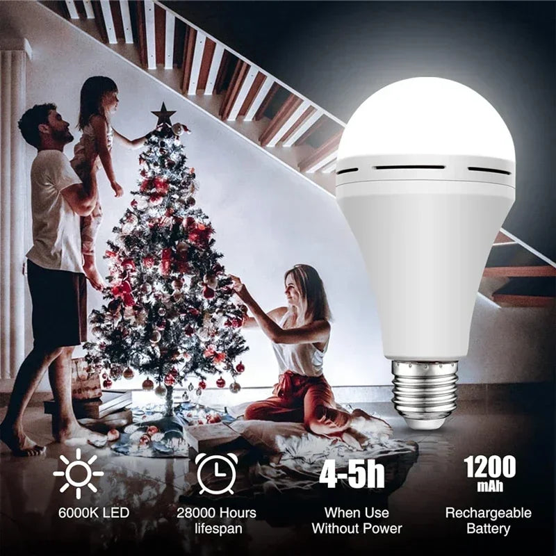 1/3 Pcs Rechargeable Bulb LED Outdoor Waterproof Emergency Light Portable Hanging Night Light Adjustable Camping Fishing Garden