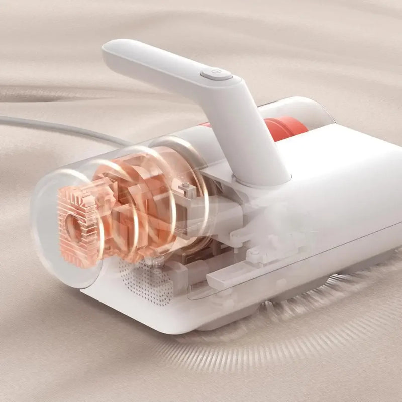 ម៉ាស៊ីនបូមធូលី MIJIA Vacuum Remover 2, ជាមួយនឹងម៉ាស៊ីនបូមធូលីពូកពន្លឺ UV-C, ម៉ាស៊ីនបូមធូលីដៃសម្រាប់គ្រែ 12Kpa Suction Anti-allergen