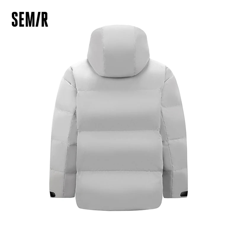 Semir Men Down Jacket Outdoor 80 Percent Down Fill 2026 New Winter Daily Wear Urban Casual Style Cold Weather Layering