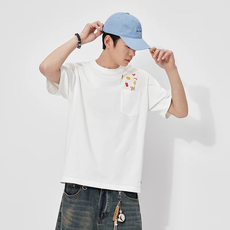 Semir Unisex Tshirt Heavyweight Cotton Short Sleeve Summer 2026 Niche Graphic Design Loose Fit Everyday Style Casual Top