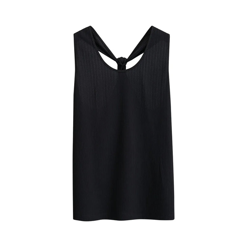 ខោ Amii ធំទូលាយសម្រាប់ស្ត្រីរដូវក្តៅឆ្នាំ ២០២៦ អាវយឺតក U ឆ្នូតថ្មីប៉ាក់ខ្សែក្រវាត់ដាច់ដោយឡែកសម្រាប់ខោស្ត្រីដែលអាចបត់បែនបាន ១២៦៤២១៦៨