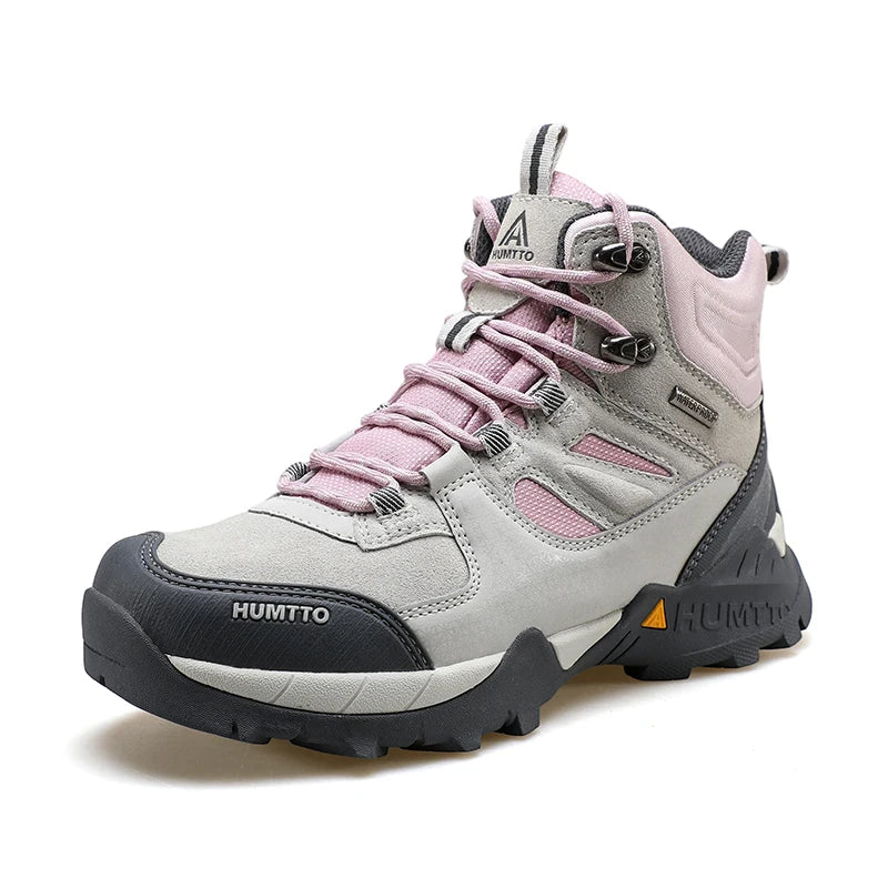 HUMTTO Luxury Designer Trekking Shoes for Woman Winter Hiking Boots Womens Breathable Non-slip Outdoor Mountain Camping Sneakers