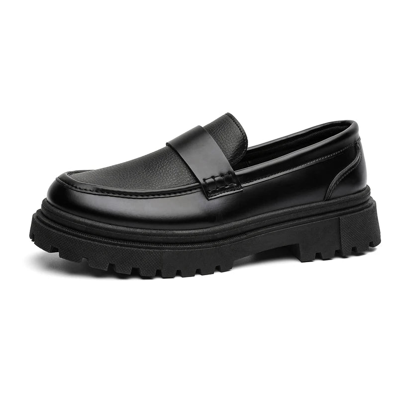 Men's retro classic casual Tooling shoes Four seasons breathable light soft-sole comfortable outdoor business dress walking shoe