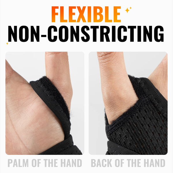 WRELS Wrist Brace Compression Wrist Support Breathable Carpal Tunnel Pain Relief Sports Workout Adjustable Fitness Wristband