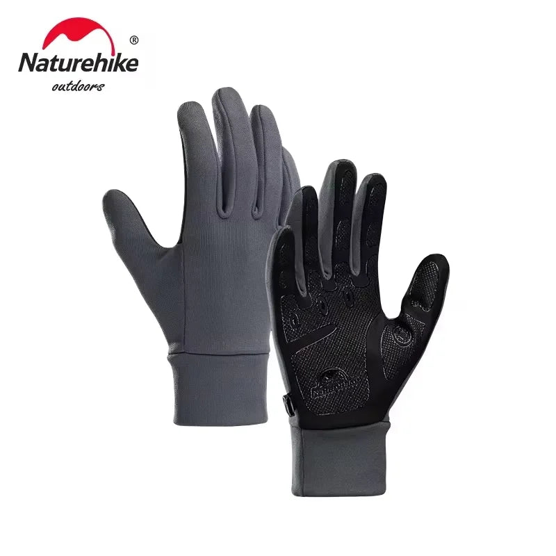 Naturehike Touch Screen Anti-skid Gloves Mountaineering Cycling Hiking Non-Slip Portable Gloves NH20FS032