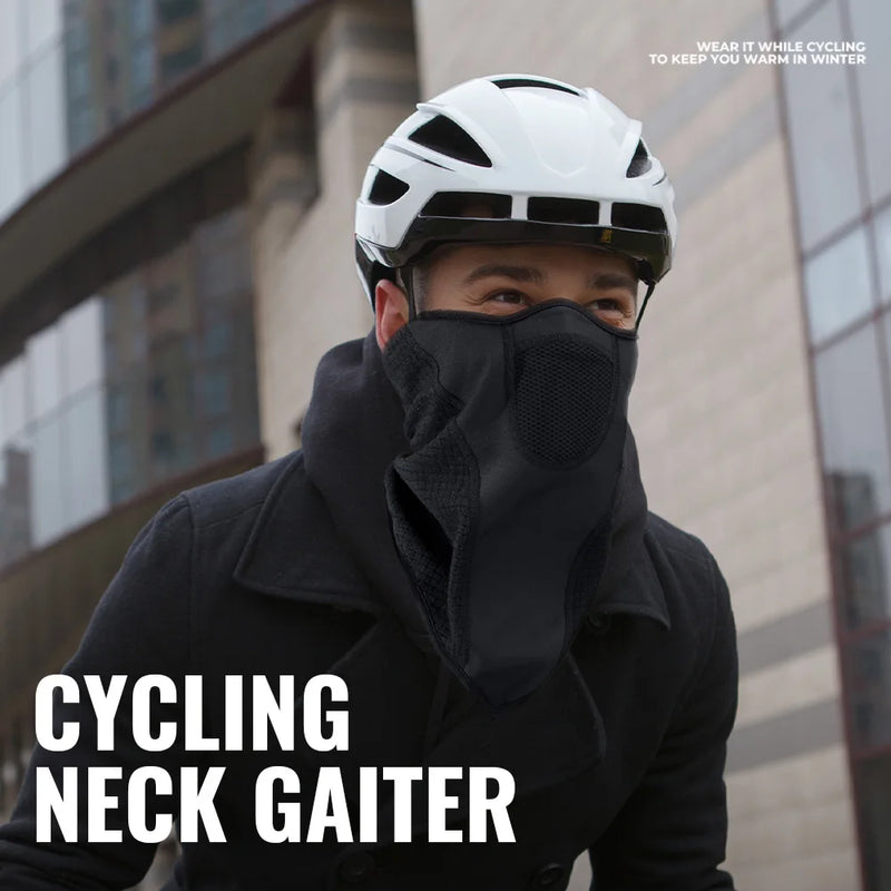 WRELS Winter Neck Warm Gaiter Windproof Face Mask Balaclava Fleece Thermal Face Mask Cycling Motorcycle Neck Warmer Winter