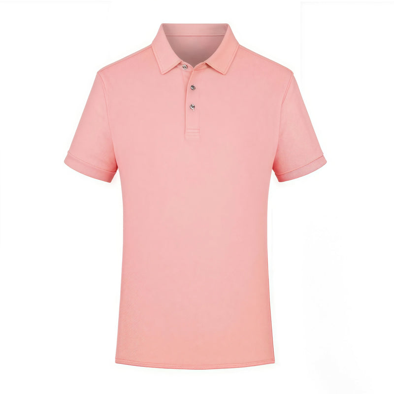 5A Antibacterial mulberry silk cool POLO shirt  Summer Work Uniform  Logo Printed Company Team Culture Polo Shirt