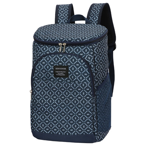 DENUONISS 24Cans Custom Cooler Backpack Fridge 100% Leakproof Bottle Cooler Bag Outdoor Beach Thermal Bag For Beer LH044-1