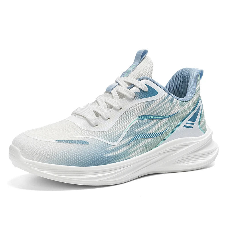 Men's breathable mesh sneakers summer soft-sole anti-slip casual running shoes fashion students lightweight speed sports shoes