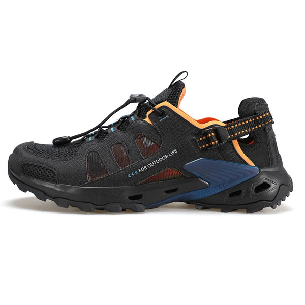 HUMTTO Summer Sneakers Men Breathable Trekking Shoes for Men's Luxury Designer Anti-slip Sports Outdoor Water Hiking Sneaker Man