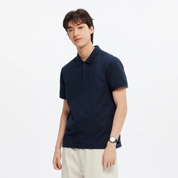 អាវយឺត Semir Polo សម្រាប់បុរស ស្លីមសម ស្រូបយកសំណើម អាវយឺតដៃខ្លីពណ៌រឹង រដូវក្តៅឆ្នាំ ២០២៥ សម្រាប់ពាក់សកម្ម