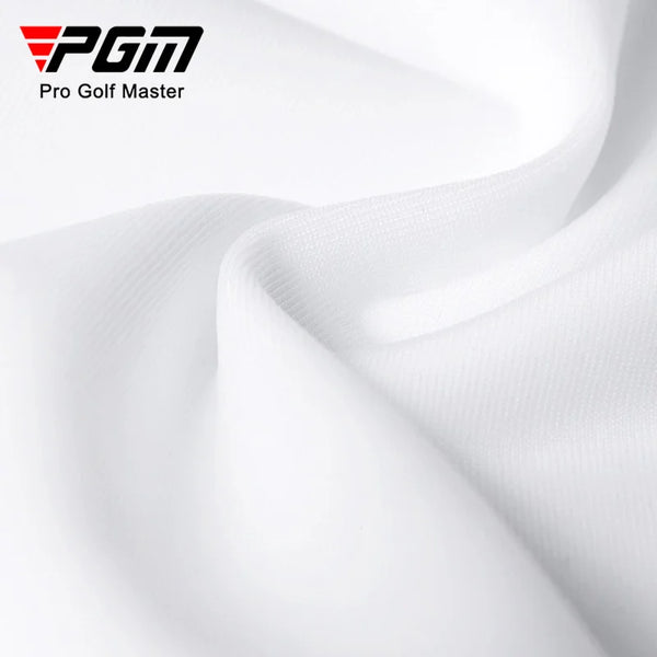 PGM Children Golf Polo Girls Ice Silk Long Sleeve Top Cool Sunscreen Versatile T-shirt YF907