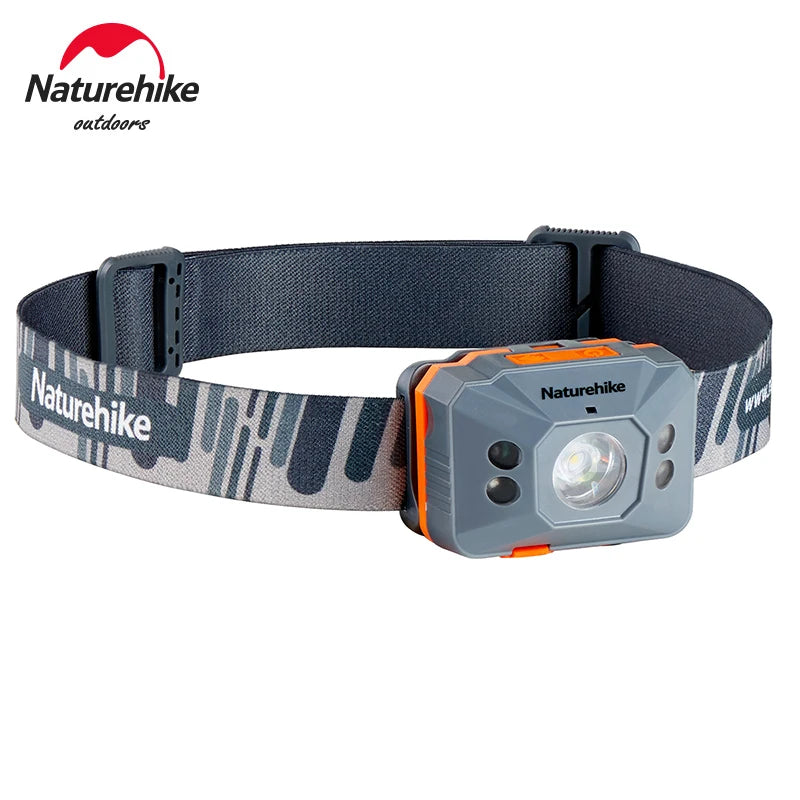 Naturehike Hiking Fishing Light Ultralight Waterproof Mini Head Lamp Portable USB Rechargeable Sensor Headlamp Camping Light