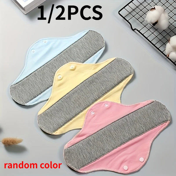 1/2pcs Reusable Feminine Pads, Graphene Pads Soft Comfortable Panty Liners Protective Pads for Women,for Overnight,Daily Use