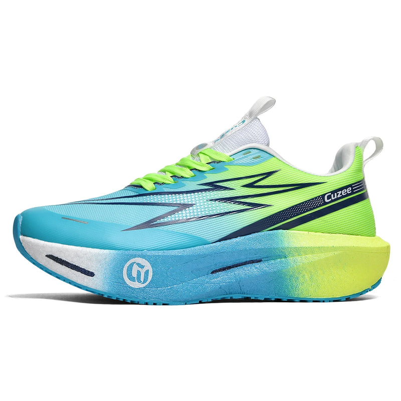 Unisex Sneakers Rebound Wear-resistant Shock-absorbing Thick Soled Fitness Shoes New Road Professional Running Training Shoes
