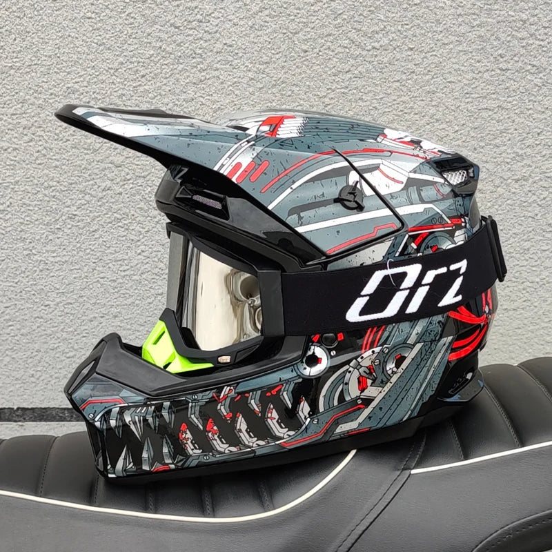 ORZ child/teenager Off Road Motorcycle Helmet Cascos para Motos ATV Mountain Bike Speed Drop DH Helmet Capacetes de Moto