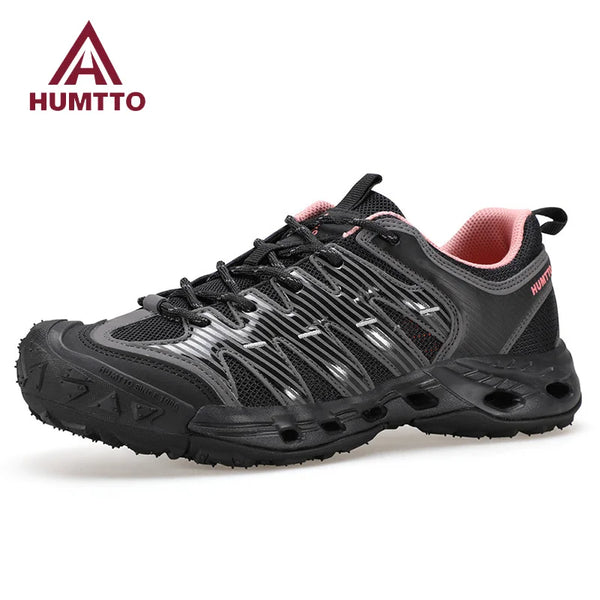 HUMTTO Hiking Shoes for Women Breathable Summer Women's Sneakers Luxury Designer Anti-slip Sports Trekking Boots Outdoor Sneaker