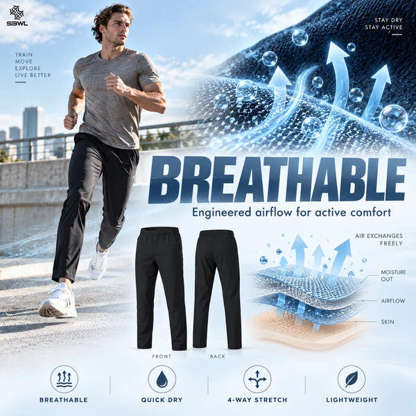 SBWL 2026 New Winter-Spring High-Quality Men's Outdoor Sports Cycling Mountaineering Long Pants Casual Pants tops