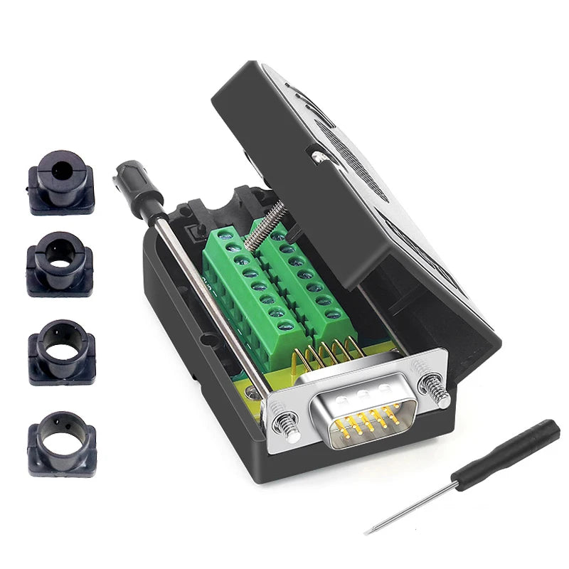 DB15 Solder-free VGA Connector Male Female HDB15-pin Plug Industrial Grade VGA 15 Pin 3+9 Computer Monitor Projector Connector