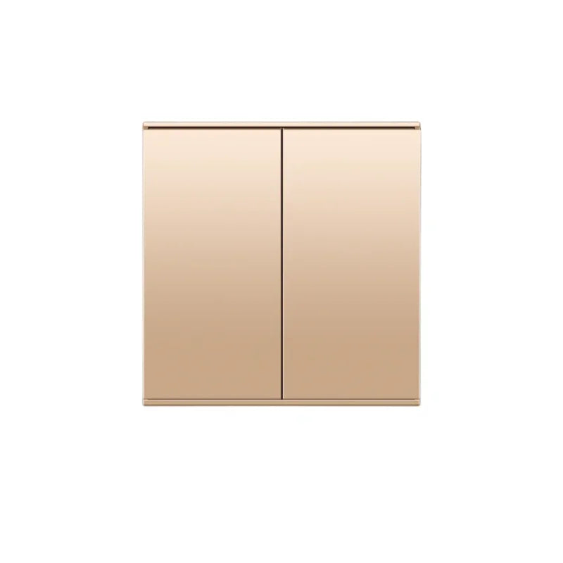 Uk Type 86 13A Universal Rose Gold 220V Wall Large Warped 1gang2way Cross Button Light Switch,USB Electric Plug Wall Socket