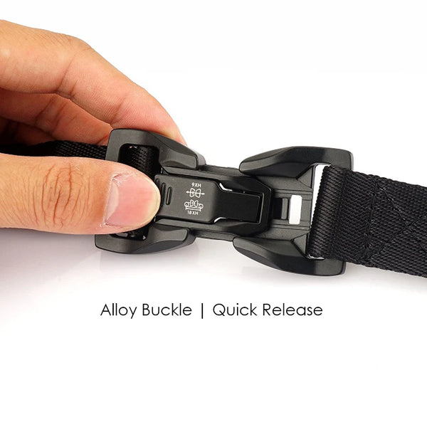 VATLTY New 2.5cm Techwear Hip Hop Nylon Belt Alloy Quick Release Buckle MilitaryTactical Belt Men Women Thin Belt Girdles Male