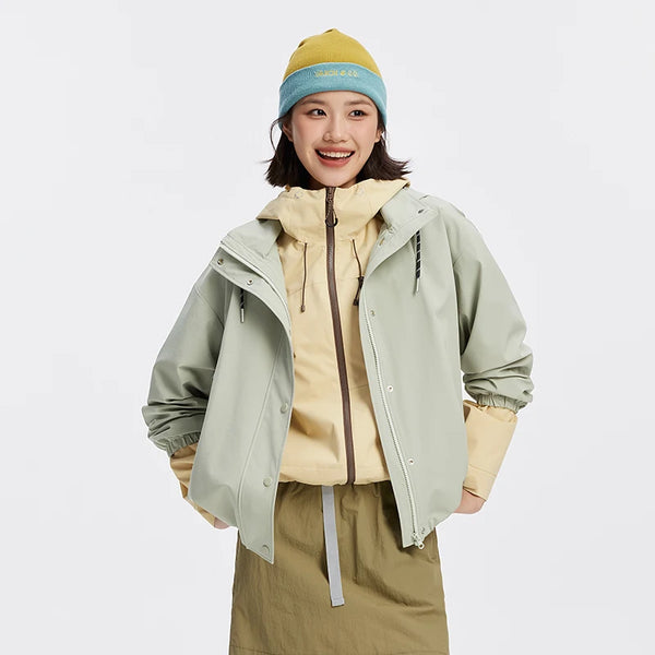 អាវក្រៅស្ត្រី Semir ធន់នឹងទឹក ការពារខ្យល់ រលុង ការពារខាងក្រៅ ទីក្រុង រដូវស្លឹកឈើជ្រុះ ទម្ងន់ស្រាល ពាក់ប្រចាំថ្ងៃ 2026