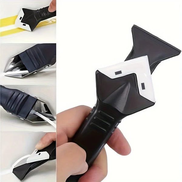 5-in-1 Ultimate Caulk Remover Kit,Multi-Functional Grout Removal,Glue Angle Scraper Tool. for Window, Sink, Kitchen.