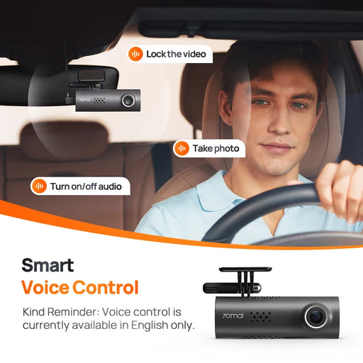 70mai Dash Cam 3 M200 APP English Voice Control 1080P HDR Night Vision 24H Parking Surveillance 70mai Car DVR M200 WIFI