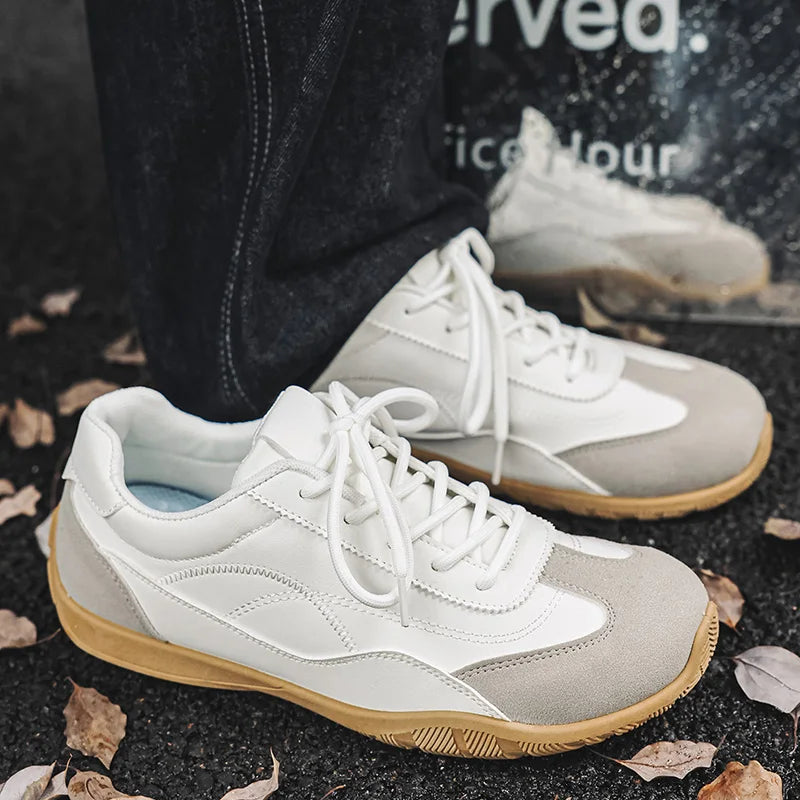 Men's casual shoes four seasons fashion Joker tide shoes breathable light soft-sole non-slip comfort outdoor walking board shoes