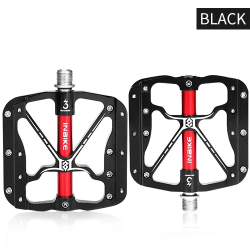 INBIKE Final Discount! Bicycle Pedals, Lightweight,Aluminum Alloy Road Bike Pedals Sealed Bearing Widened Dustproof  Accessories