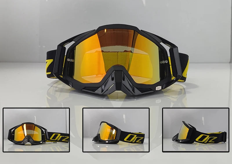 ORZ motorcycle off-road helmet goggles off-road race rally helmet goggles anti slip strap sponge cushioning