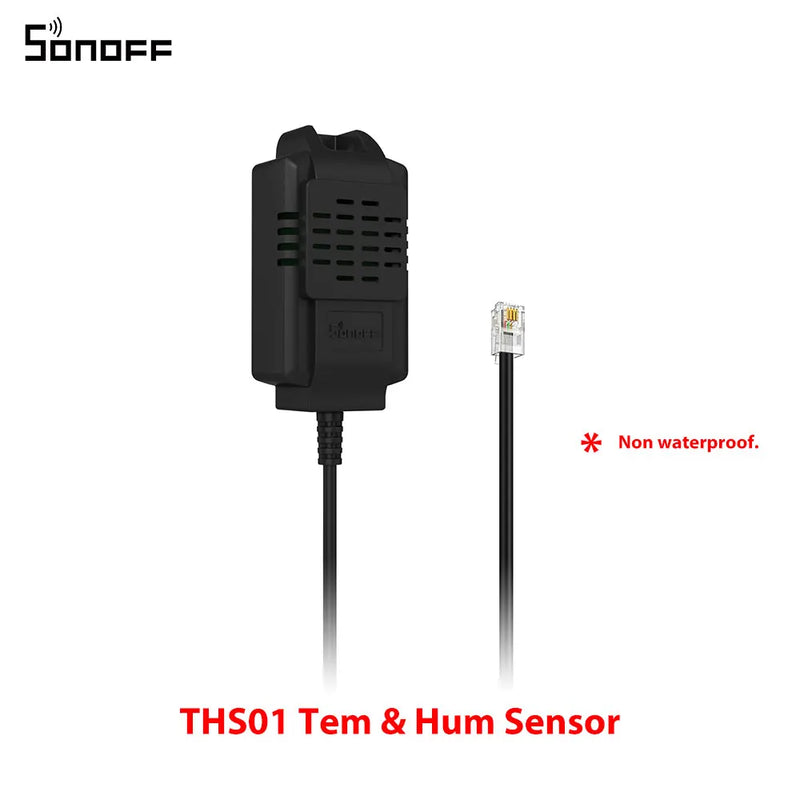 SONOFF THR316D/THR320D Temperature Humidity Smart Switch 16A/20A Dry Contact Output LCD Screen Monitoring via eWeLink Alexa
