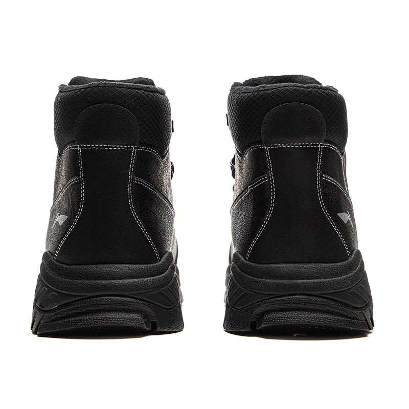 ស្បែកជើង Li-Ning Unisex LN CONQUEROR LITE របៀបរស់នៅ ស្បែកជើងរោមចៀមរដូវរងាក្តៅមធ្យម ស្បែកជើងធម្មតា ស្បែកជើងប៉ាតាឆ្លុះបញ្ចាំង AGCV393