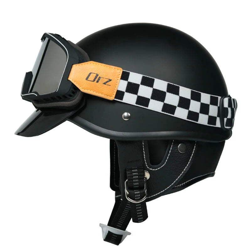 Retro vintage motorcycle helmet scooter half helmet cruiser prince motorcycle helmet